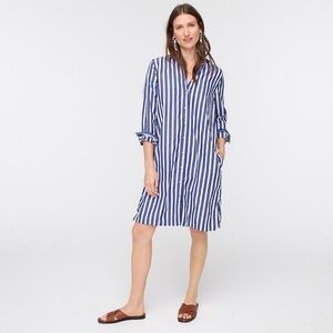 J. Crew Striped Shirt Dress